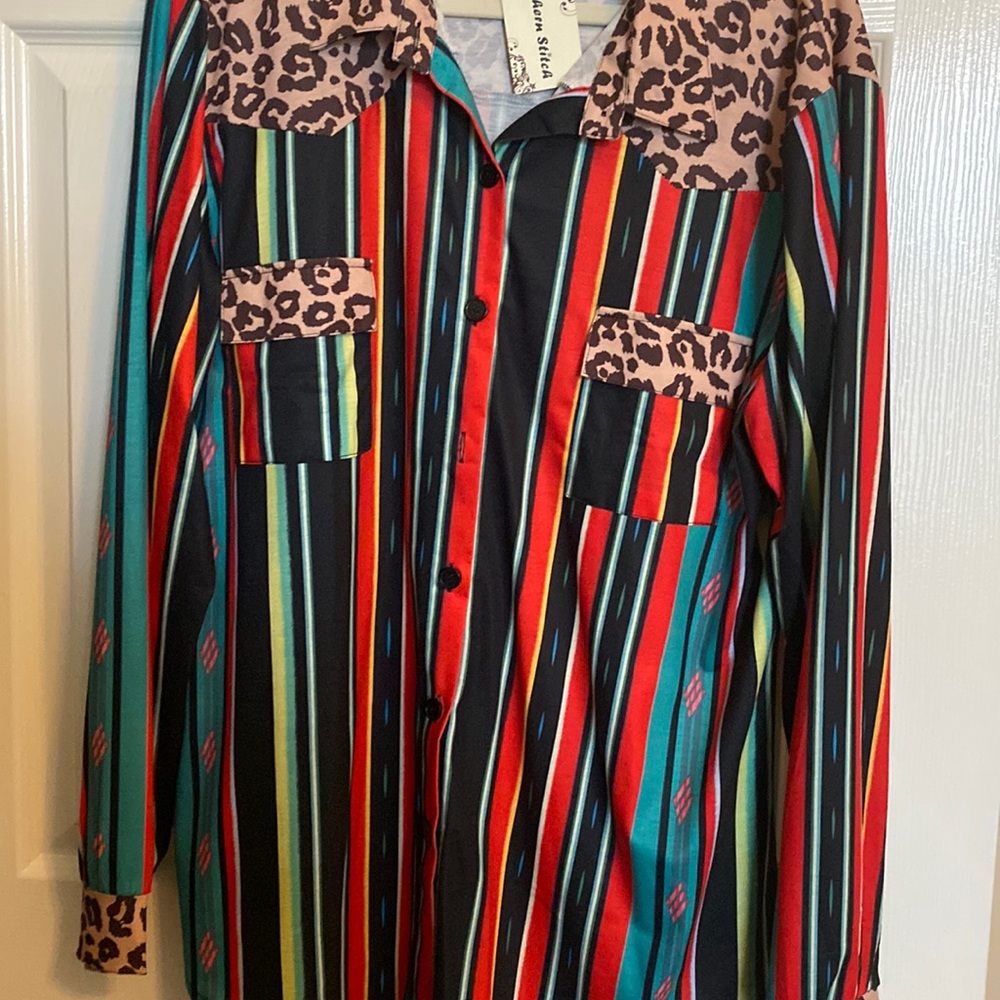 Southern Stitch top XXL